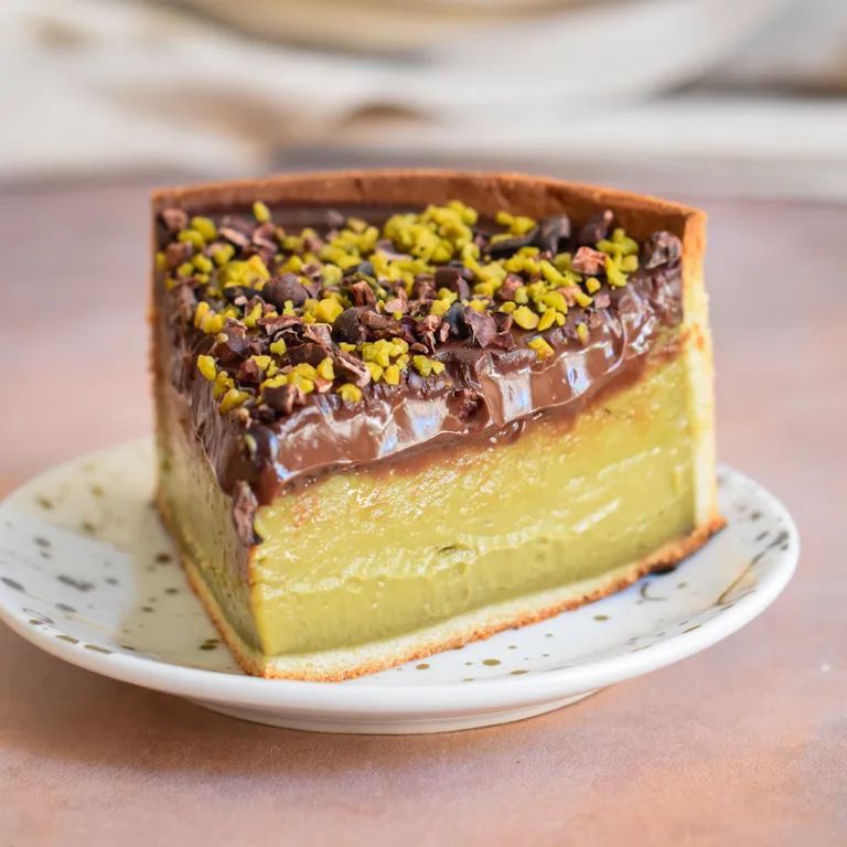 Flan pistache